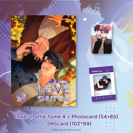 Love Shuttle – Tome 4 (BL / Omegaverse) | Édition limitée avec plaque acrylique offerte – Précommande