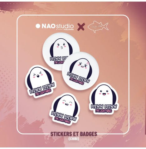 Set Stickers & Badges Nao studio publishing